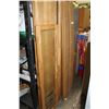 Image 1 : WOOD GLASS DOOR CABINET