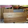Image 4 : WOOD GLASS DOOR CABINET