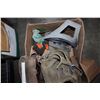 Image 3 : BOX OF TOOLS TRAILER HITCHES AND TOOL BELTS