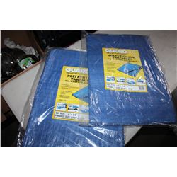 TWO NEW GURAD TARPS 12 FOOT BY 20 FOOT