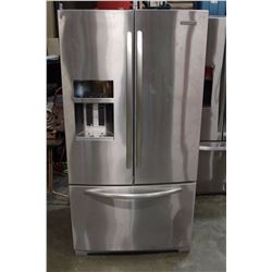 NEW KITCHEN AID STAINLESS FRENCH DOOR REFRIDGERATOR WITH BOTTOM FREEZER 36 INCH WIDE 32 INCH DEEP WI