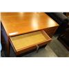 Image 4 : TEAK DESK WITH KEY