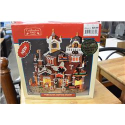 LEMAX VILLAGE COLLECTION ROGERS MODEL TRAIN LIGHTED HOUSE