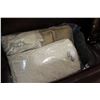 Image 1 : SATIN BEDDING AND THROW PILLOWS