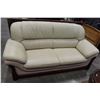 Image 2 : WHITE LEATHER SOFA
