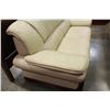 Image 3 : WHITE LEATHER SOFA