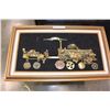 Image 1 : TORONTO DOMINION BANK FRAMED METAL ART