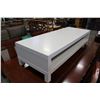 Image 1 : WHITE 2 TIER COFFEE TABLE