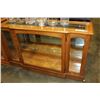 Image 1 : BUHLER FURNITURE SOLID OAK GLASS DISPLAY CABINET