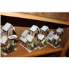 Image 2 : LOT OF FOUR RUSTIC CHRISTMAS CHURCHES