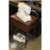 Image 1 : BERNETTE SEWING MACHINE AND TABLE