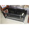 Image 1 : BLACK GLASS ENTERTAINMENT STAND