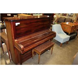 OETZMANN AND CO PIANO 1964,  AND BENCH