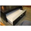 Image 2 : IKEA BLACK AND GLASS ENTERTAINMENT STAND