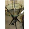 Image 2 : MODERN CHROME AND BLACK METAL ENDTABLE LAMP