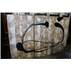 Image 1 : SET OF THREE INKBLOT GALLERY OIL PAINTINGS ON CANVAS