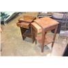 Image 2 : TWO ANTIQUE NIGHTSTANDS