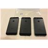 Image 2 : 3 APPLE IPHONE 5 BLACK CHATR SIMS