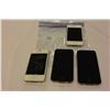 Image 1 : 3 APPLY IPHONE 4 BLACK TELUS CHATR AND WHITE 4S TELUS