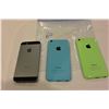 Image 2 : 2 APPLE IPHONE 5C GREEN AND BLUE AND IPHONE 5S BLACK