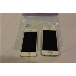 2 APPLE IPHONE SE GOLD FIDO AND TELUS