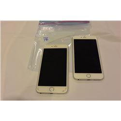 2 APPLE IPHONE 6 PLUS SILVER