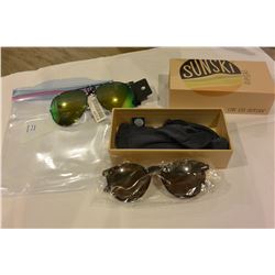 NEW SUNSKI DIPSEAS SUNGLASSES AND NEW H AND M SUNGLASSES
