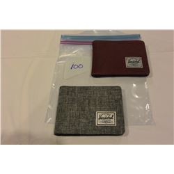 2 HERSCHEL WALLETS