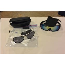 HILFIGER AND OAKLEY CASED SUNGLASSES