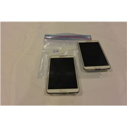 2 WHITE SAMSUNG GALAXY NOTE 3 FIDO