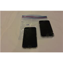 2 SAMSUNG GALAXY S6 BLUE FIDO AND VIRGIN MOBILE