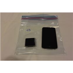 APPLE IPOD TOUCH 4TH GEN 16GB AND IPOD NANO 6TH GEN CRACKED SCREEN