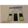 Image 1 : 2 APPLE IPOD NANOS 2GB AND 8GB AND NANO 4TH GEN GREEN 8GB