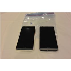 2 HTC ONE M8 PHONES CHATR AND TELCEL SIMS