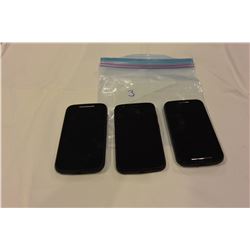 3 MOTOROLLA MOTO E CELLPHONES CHATR MOTO G WIND TELUS