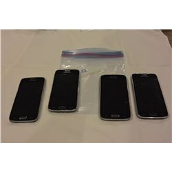 4 SAMSUNG GALAXY CORE BLACK FIDO