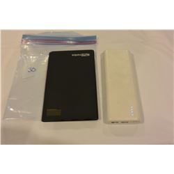 16 AND 20000 MAH PORTABLE BATTERY CHARGERS