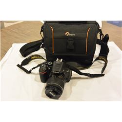 NIKON D5600 WIFI FULL HD WITH NIKON DX VR 18-55MM LENS AND LOWE PRO CARRY CASE