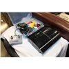 Image 1 : PLAYSTATION 3 AND TOTE OF ASSORTED CONTROLLERS AND GPS