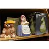 Image 3 : LOT OF 4 COOKIE JARS