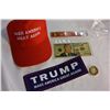 Image 1 : TRUMP HAT STICKERS COIN AND BILL