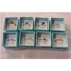 8 DINNER RINGS