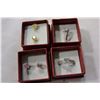 Image 1 : 2 PAIRS OF EARRINGS AND 2 RINGS