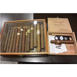 LOT OF CUBAN CIGARS AND CASES