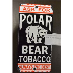 PORCELAIN TOBACCO SIGN