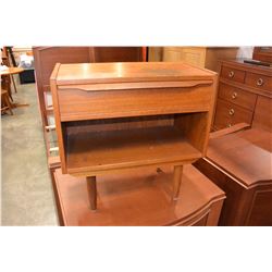TEAK 1 DRAWER NIGHTSTAND