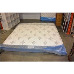 NEW KINGSDOWN FLOOR MODEL ROMANCE BRIGHTON PLUS KINGSIZE MATTRESS, RETAIL $2600