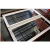Image 1 : TWO LARGE WHITE WALL MIRRORS