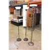 Image 1 : THREE DESIGNER FLOOR LAMPS