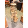 Image 2 : METAL AND WICKER STORAGE SHELF